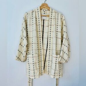Madewell Jacquard Wrap Jacket